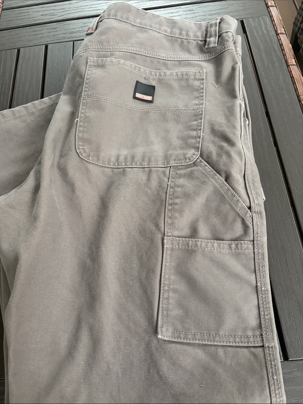 Craftsman Cargo Pants in Light Gray